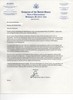 Letter from Congress